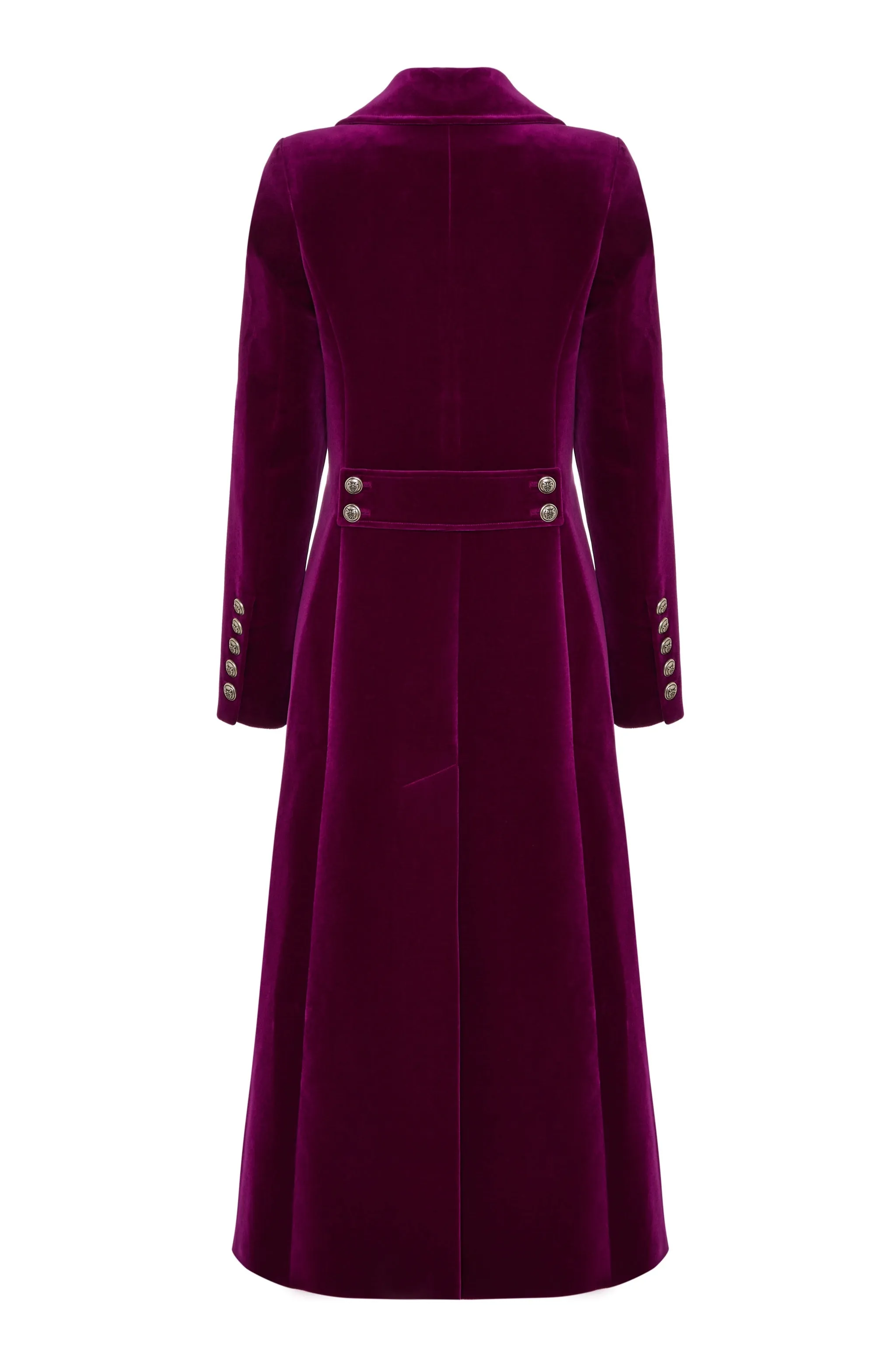 Electra Long Pink Coat - Limited Edition Velvet