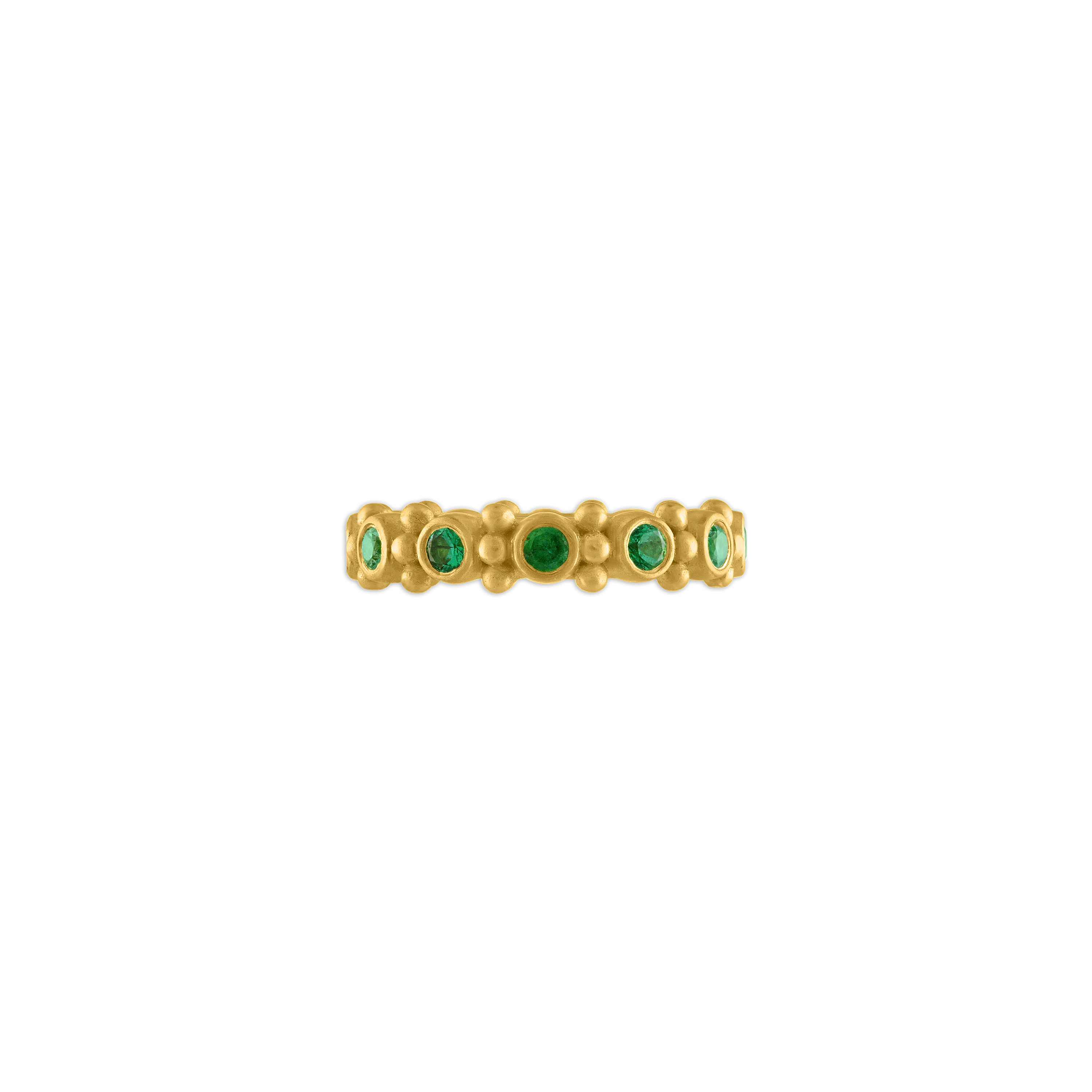 Emerald Bulla Aeon Ring