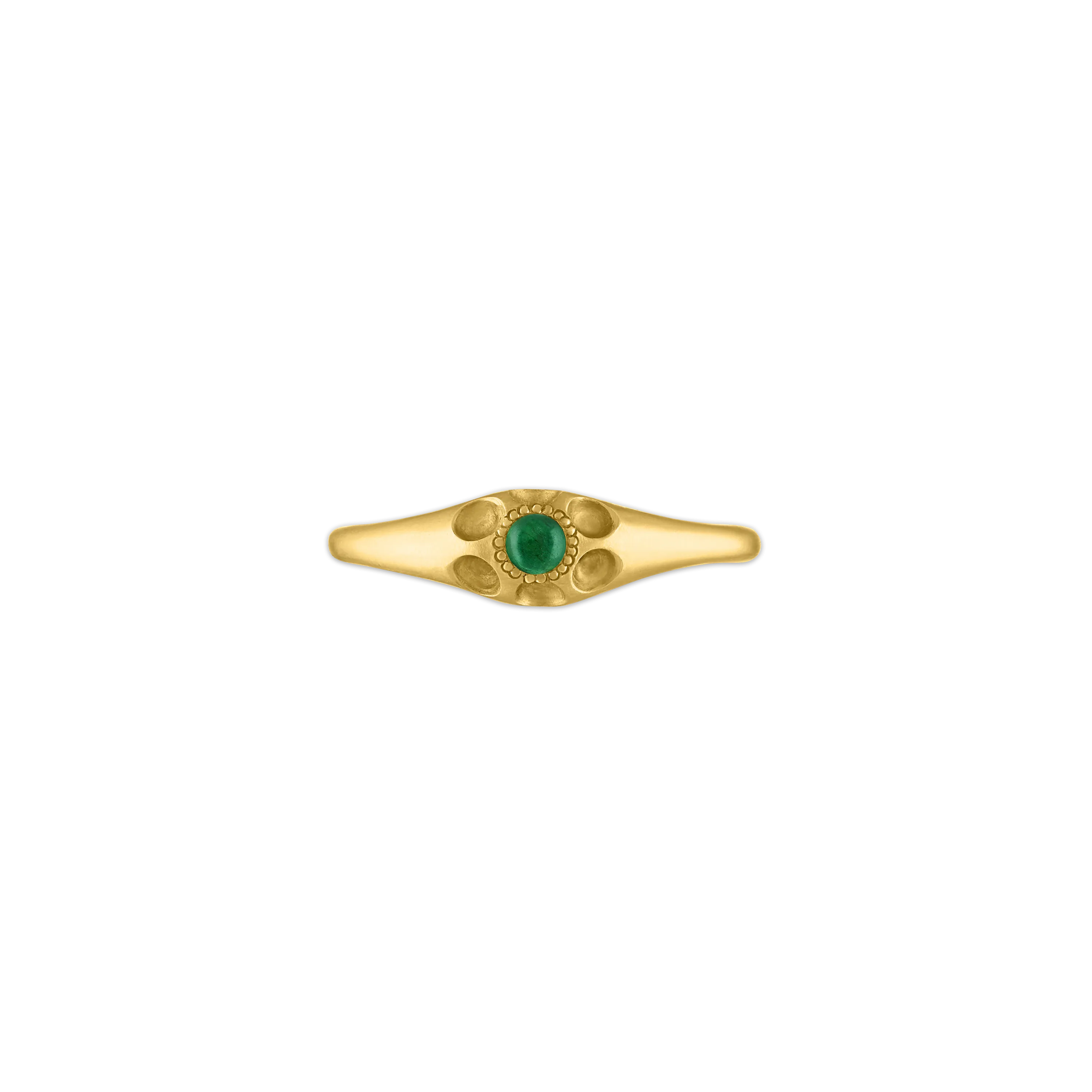 Emerald Rosette Souvenir Ring