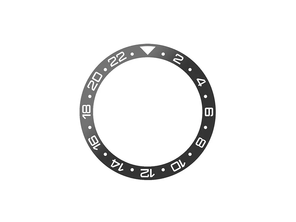 GMT Style Ceramic Bezel Insert Black