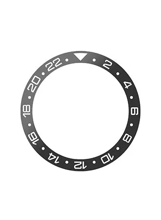 GMT Style Ceramic Bezel Insert Black