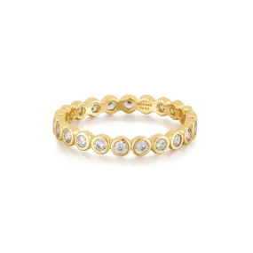 Gold Bezel Set Ring