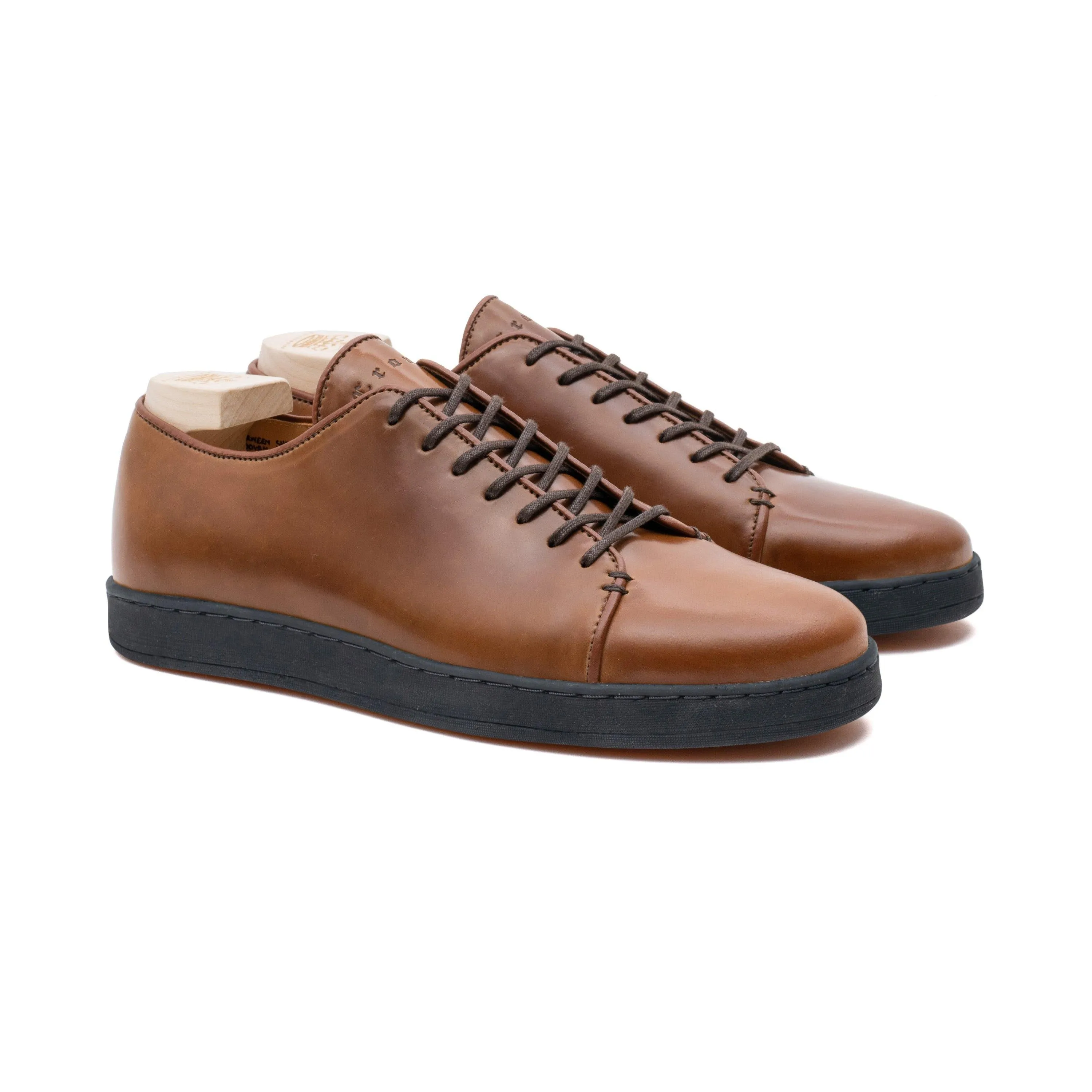 Harlestone Derby - Horween Bourbon Shell Cordovan - Deluxe Care Pack