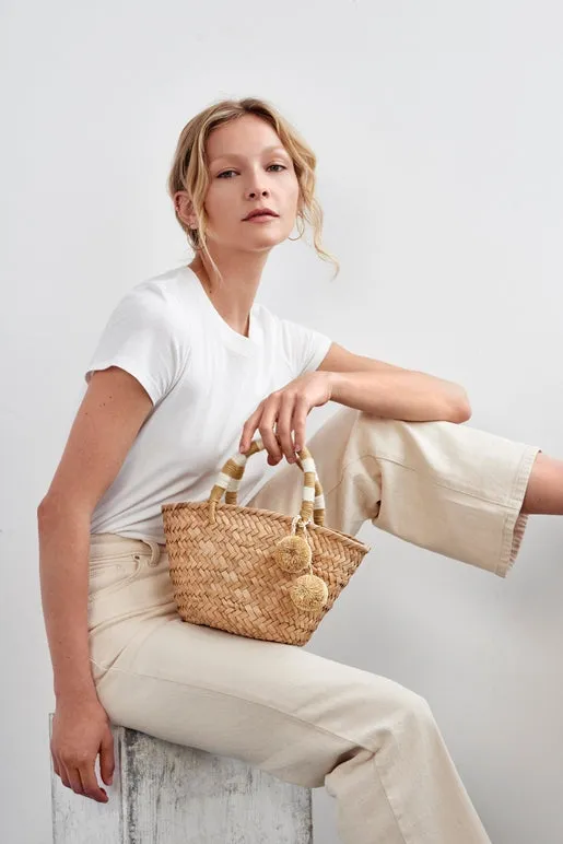 Kayu Mini St Tropez Woven Tote - Multiple Colors!