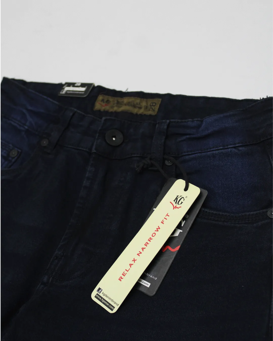 KG Navy Straight Leg Jeans