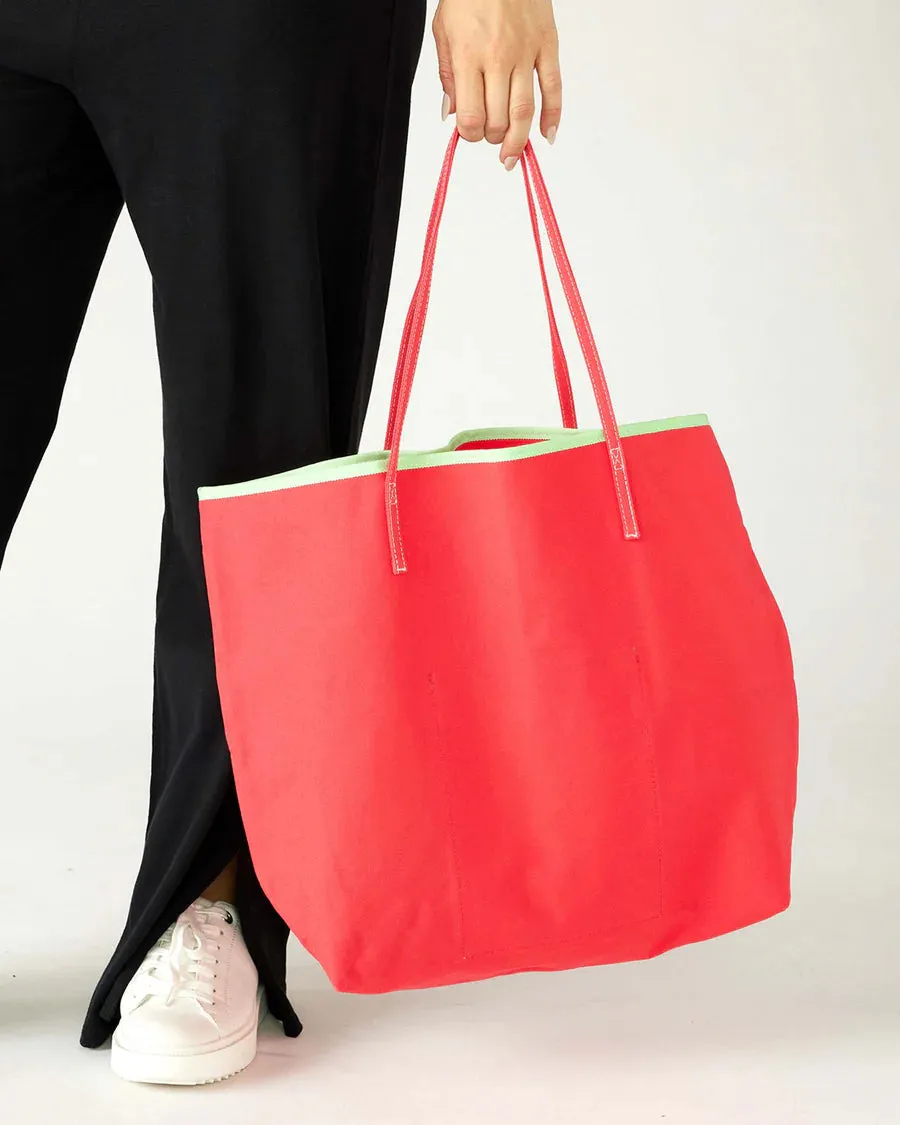 Le Canvas Tote - Watermelon