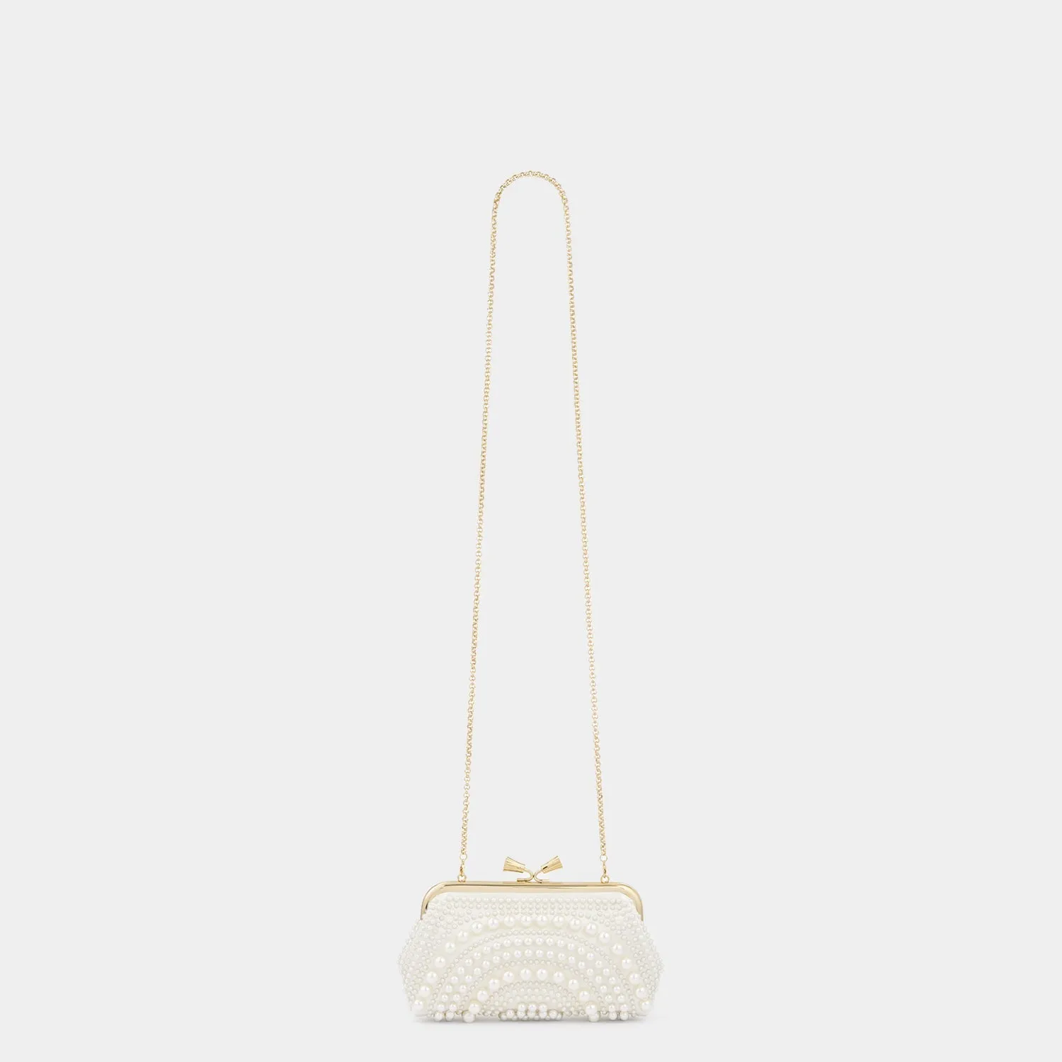 Maud Pearl Tassel Clutch