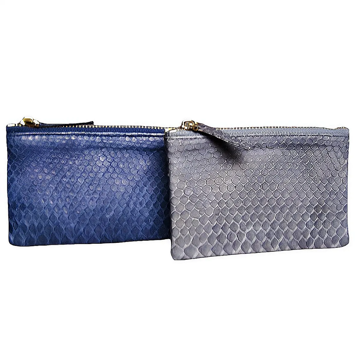 Midnight blue zip pouch