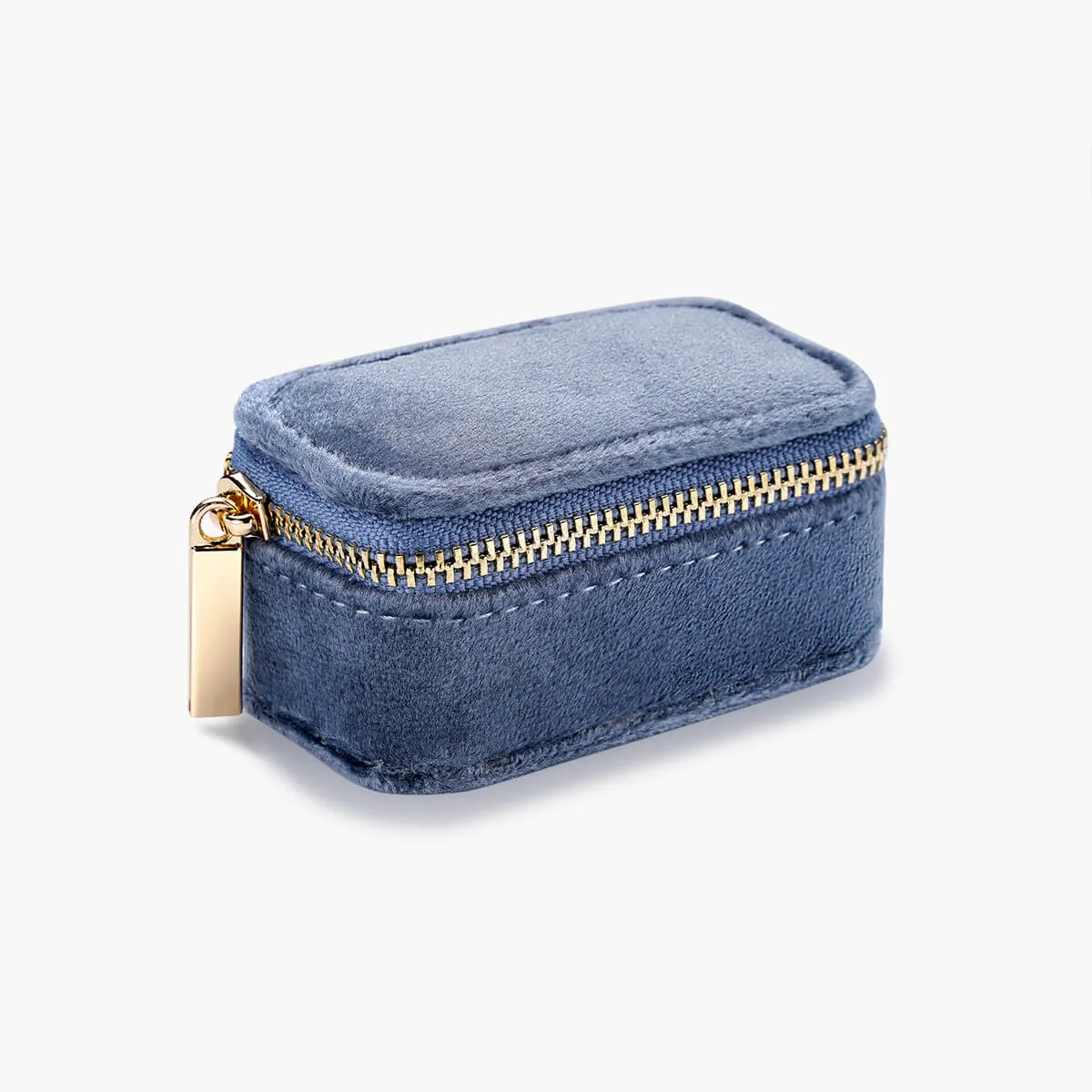 Mini Velvet Jewellery Travel Organiser Case