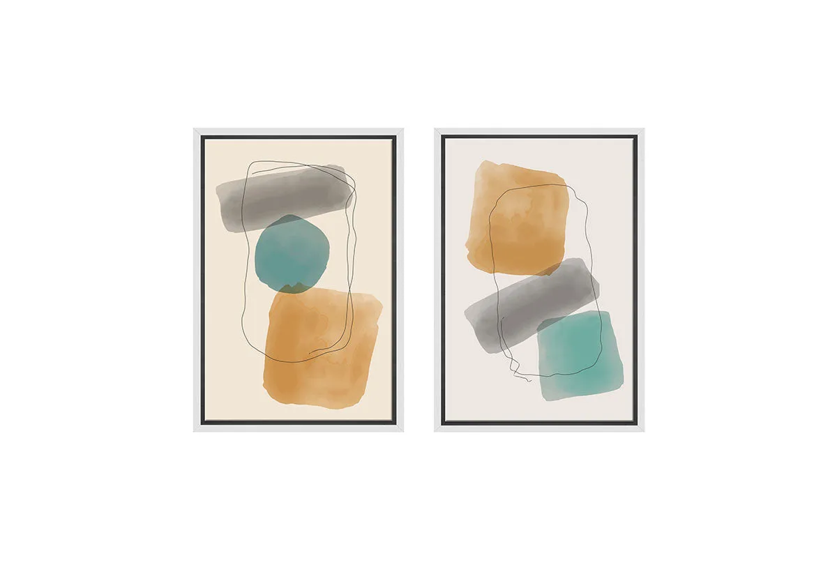 Minimalist Abstract Set 7AB | Abstract Wall Art Print