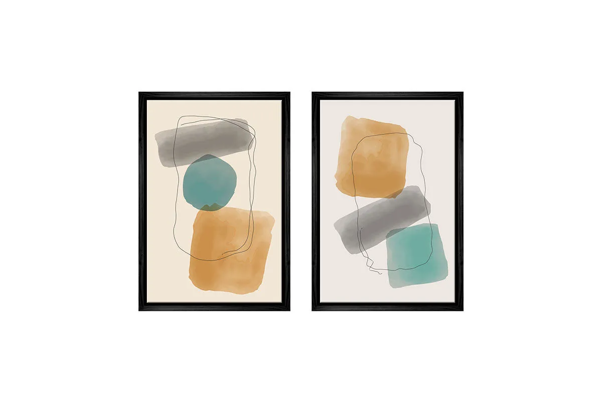 Minimalist Abstract Set 7AB | Abstract Wall Art Print