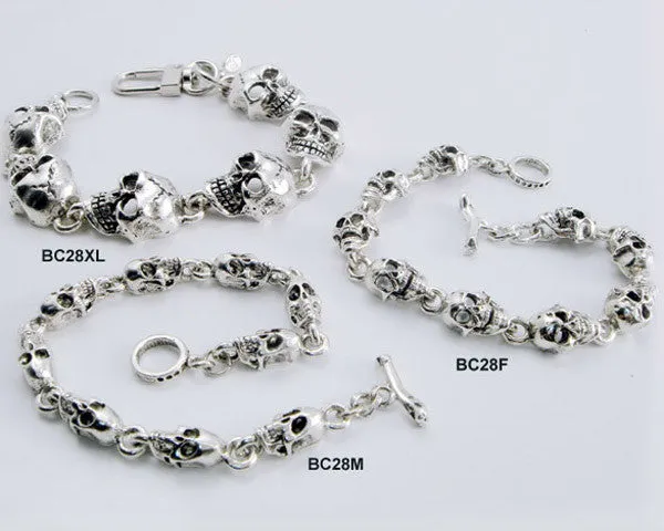 Monster Skull Chain Bracelet