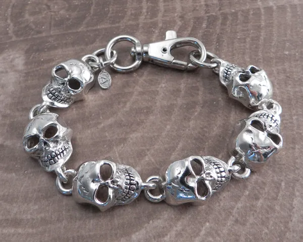 Monster Skull Chain Bracelet