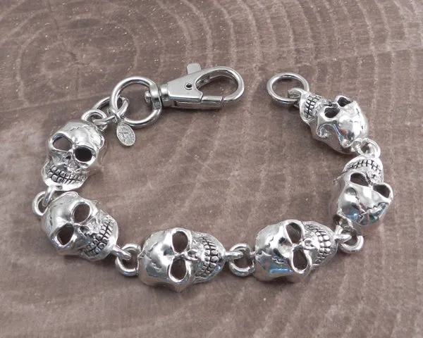 Monster Skull Chain Bracelet