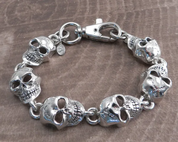 Monster Skull Chain Bracelet