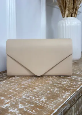 Myrtle Nude Envelope Clutch