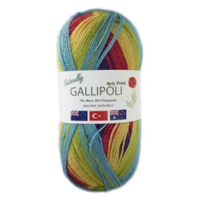 NATURALLY GALLIPOLI 4PLY PRINT