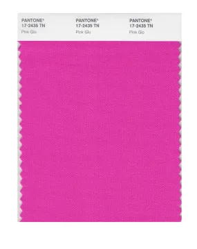 Pantone Nylon Brights Swatch Card 17-2435 TCX (Pink Glo)