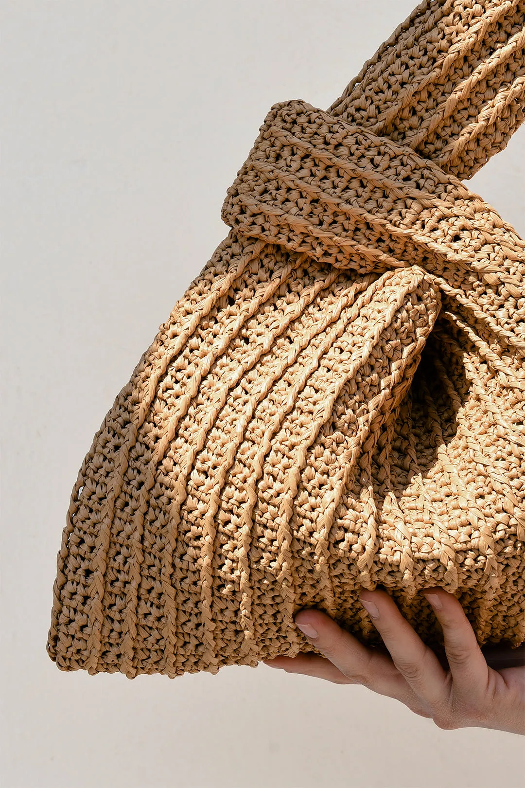 Raffia Knot Bag