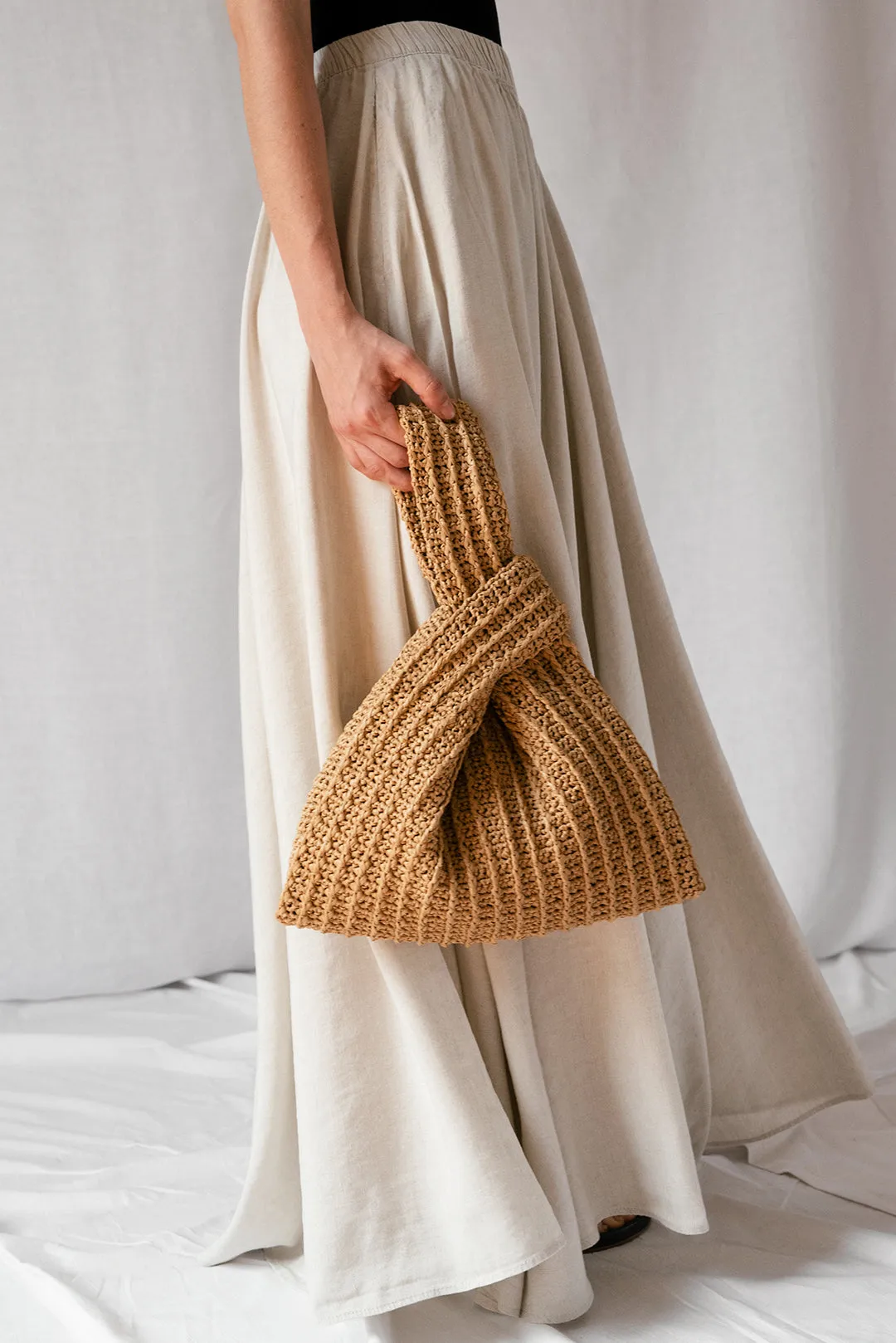 Raffia Knot Bag