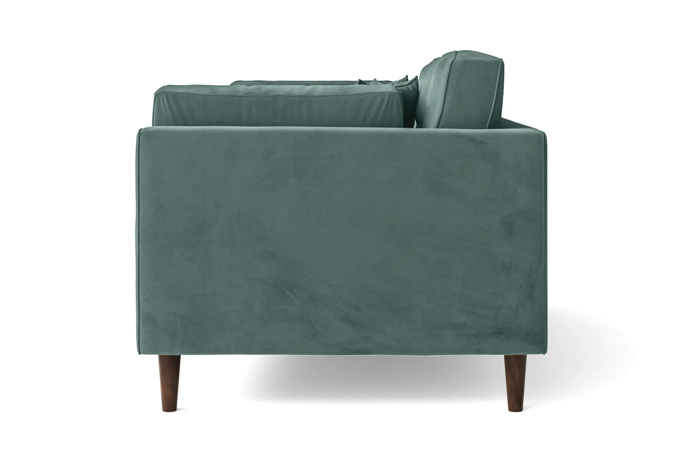 Ragusa 4 Seater Sofa Teal Velvet