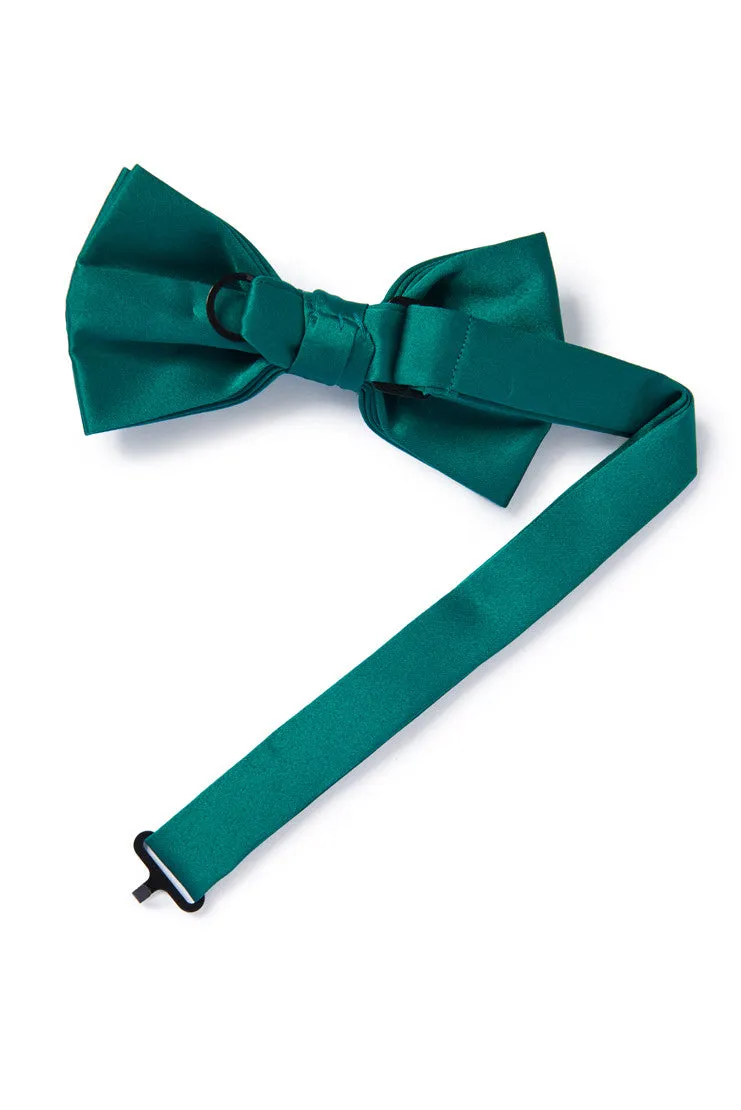 Satin Bow Tie - Emerald Green