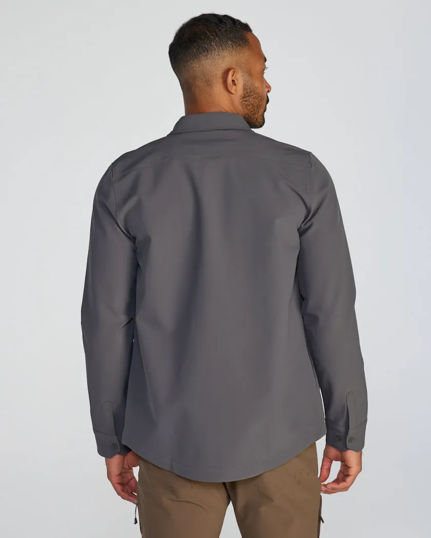 Tech Nylon Shirt Jacket