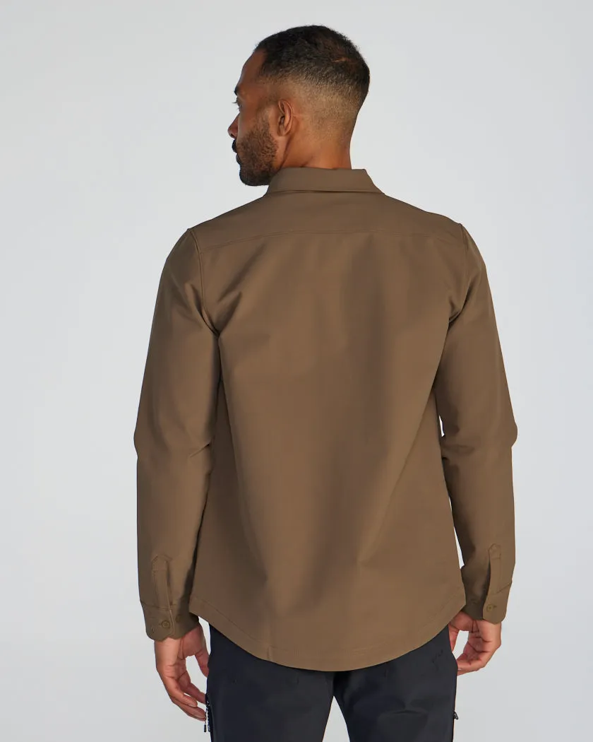 Tech Nylon Shirt Jacket