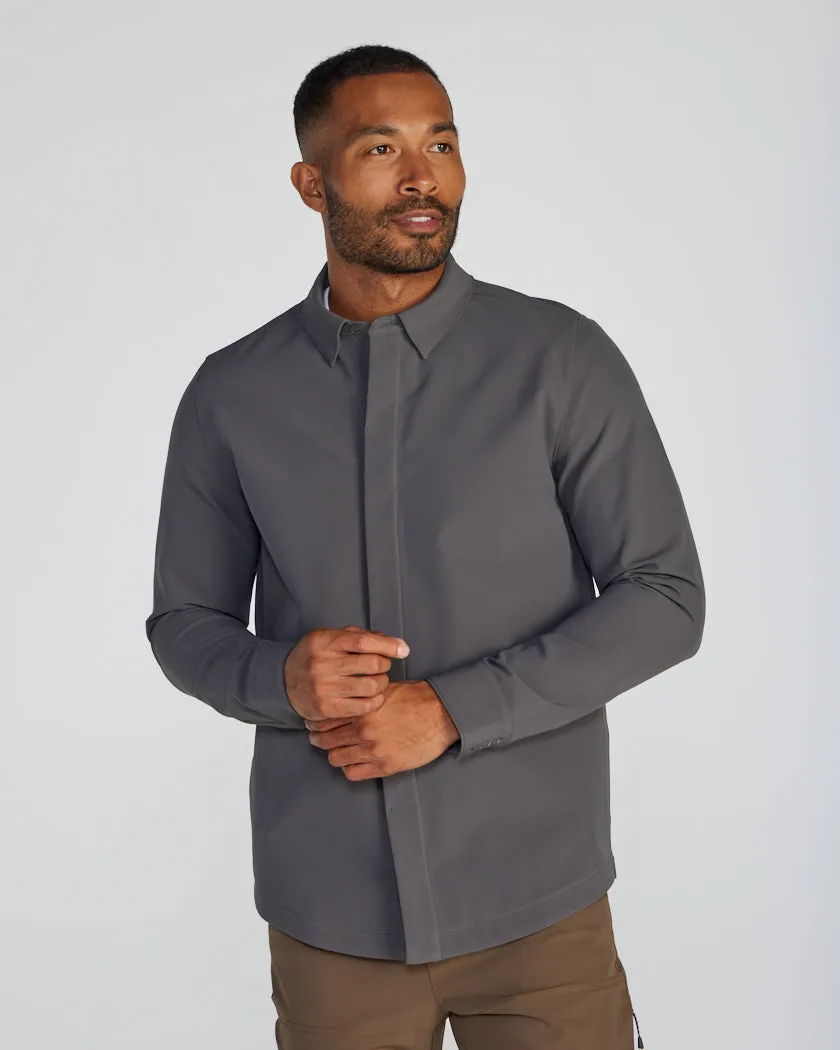 Tech Nylon Shirt Jacket