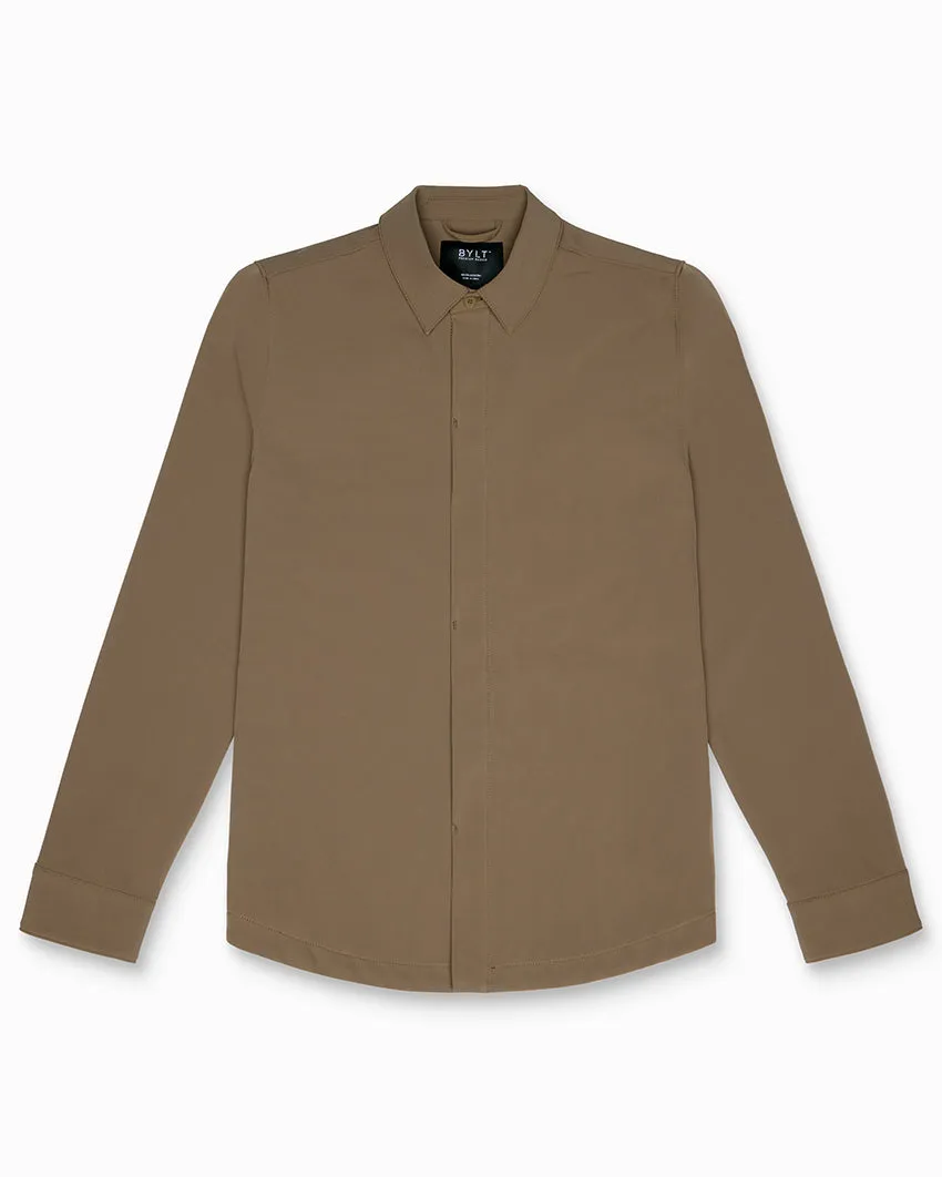 Tech Nylon Shirt Jacket