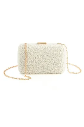 TEDDY IVORY CLUTCH