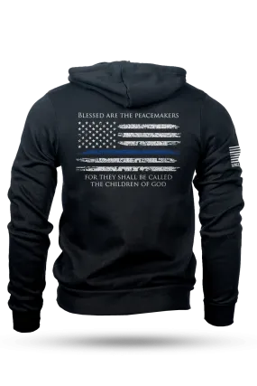 Thin Blue Line - Full-Zip Hoodie