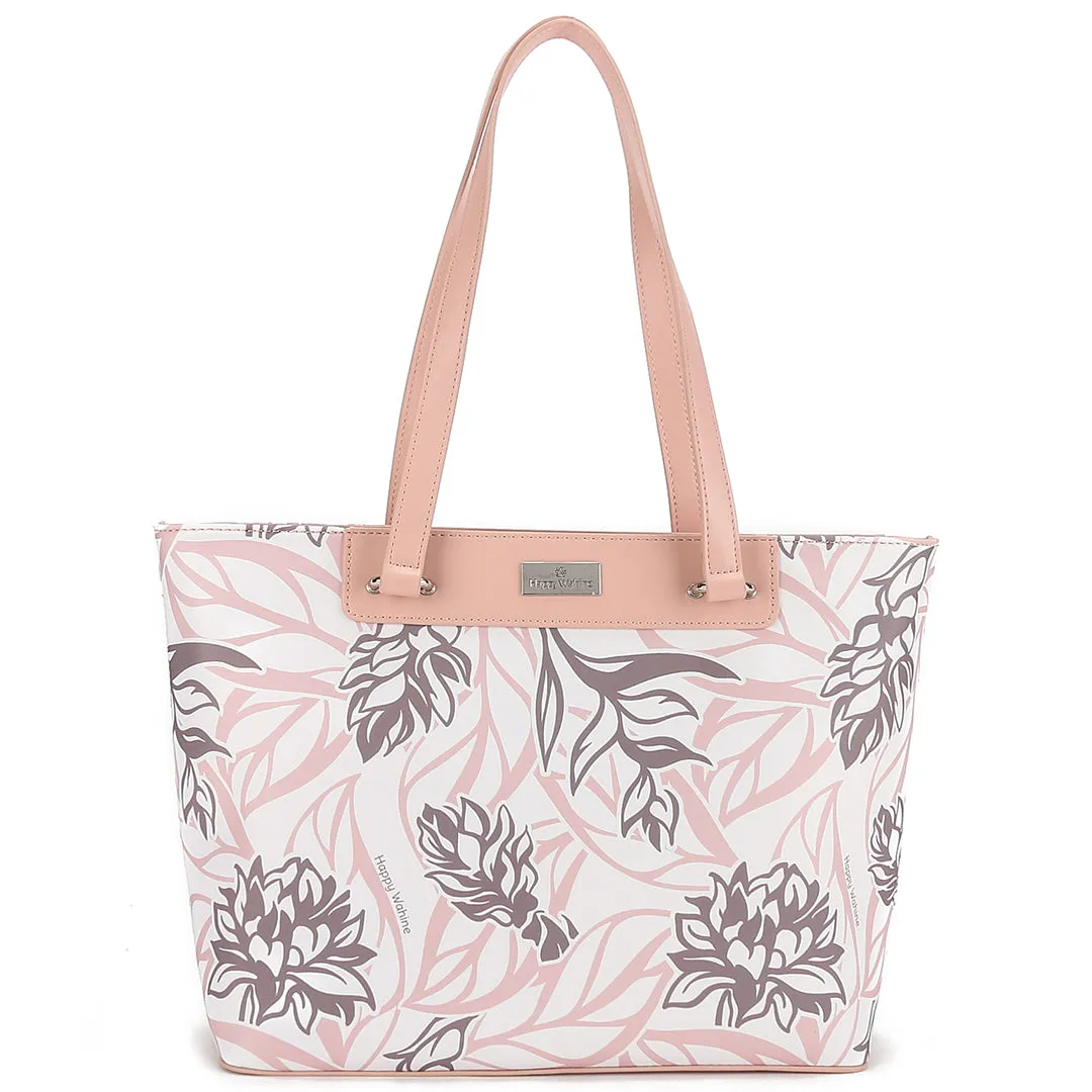 Tote Large Ke'olu Heliconia Beige