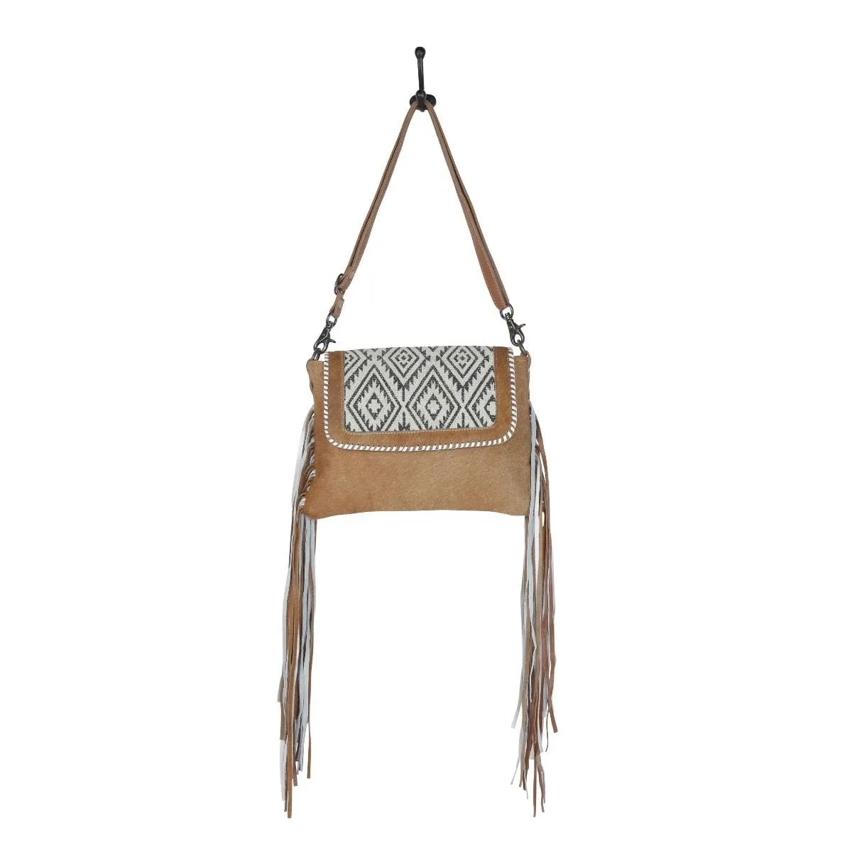 Wild Horses Leather & Hairon Bag by Myra**