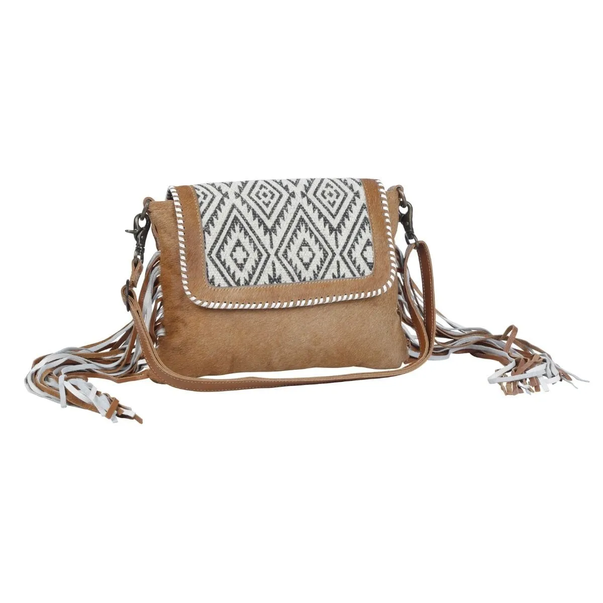 Wild Horses Leather & Hairon Bag by Myra**