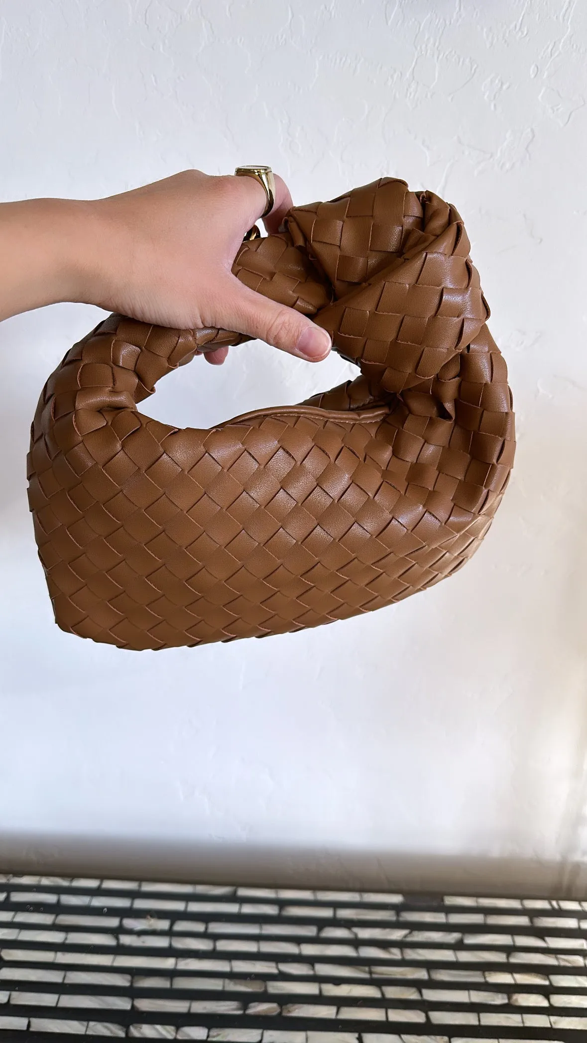 Woven Purse - Brown